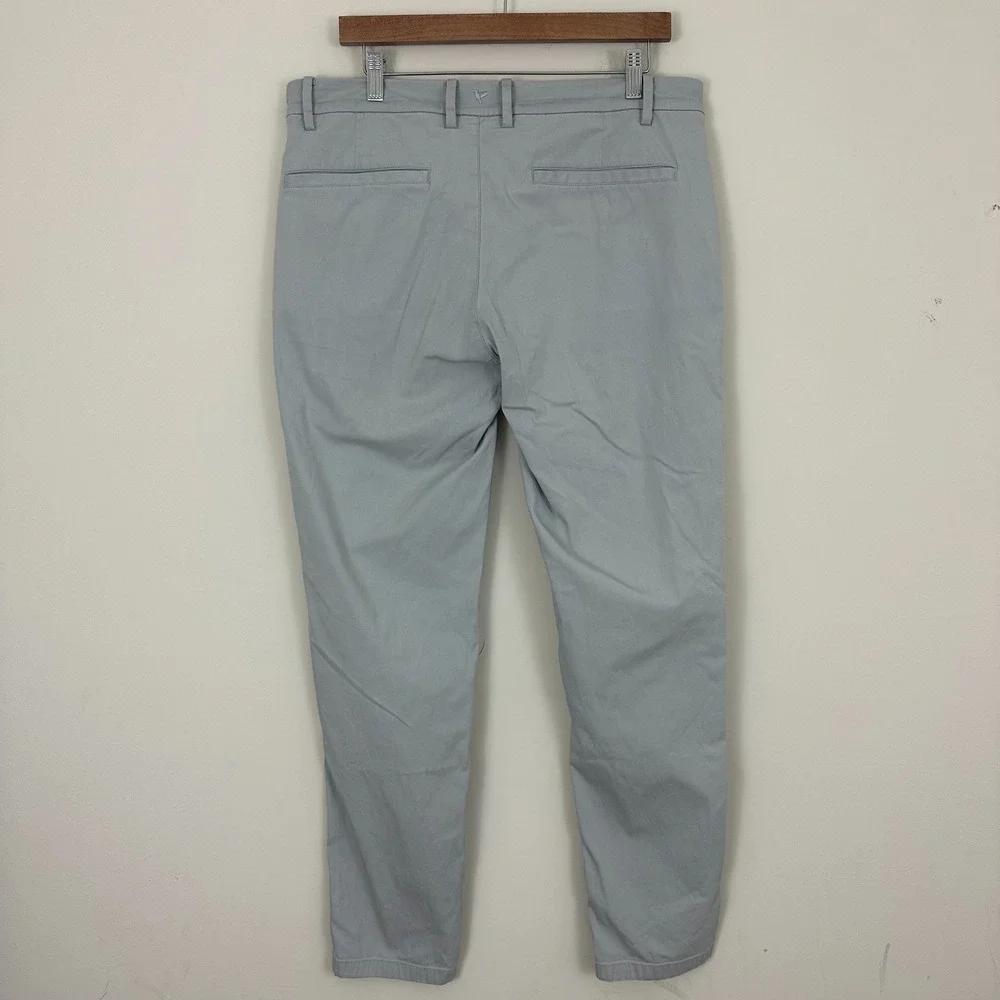 Birddogs Chino Pants Light Gray Cotton Stretch Lined Straight Leg Men 36x32 Read